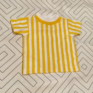 Florence Eisemsn Striped Knit Top